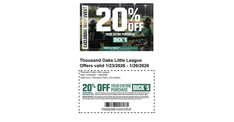 DICKS 20% off Coupon
