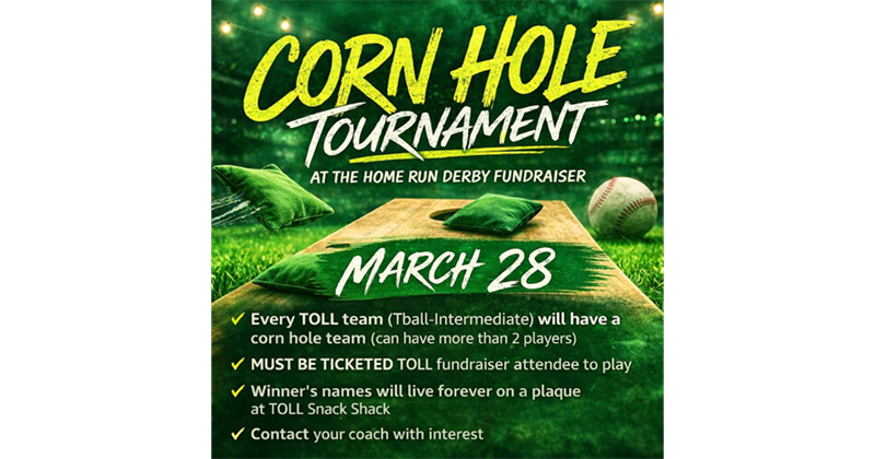 Cornhole Tourney @HomeRun Derby Fundraiser