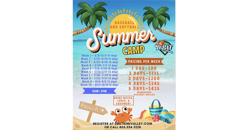 DBat Baseball and Softball Summer Camp